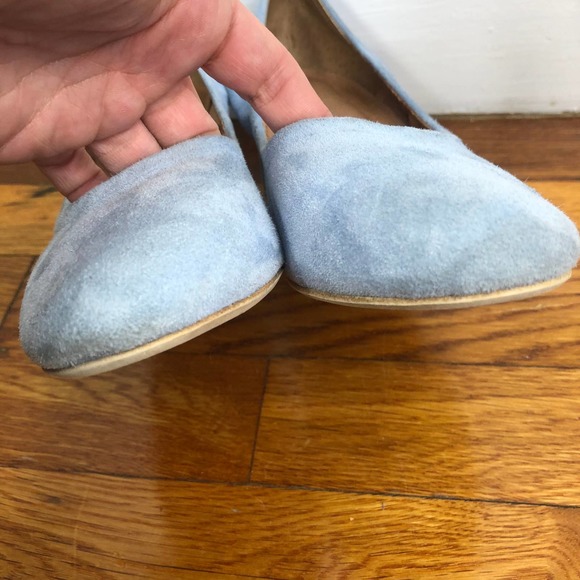 Jeffrey Campbell Baby Blue Suede Bitsie Pumps Heel Size 7.5 - Picture 8 of 10